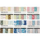 Bloc de papier design Creativ company, feuille 15,2x15,2 cm, 120 gr, différentes couleurs, 300 feuilles, 6x50 feuilles 1 boîte
