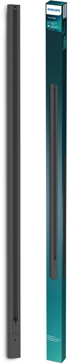 Philips LED Philips Easylink - Rail de 1 mètre avec connexion électrique - noir - éclairage sur rail