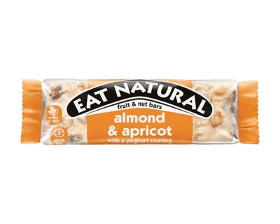 Mangez de l'abricot amande naturel avec une couche de yaourt (12x 40gr)