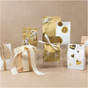 Sacs en papier Creativ company, h: 22,5 cm, dim. 6,5x11 cm, 50 gr, blanc, 100 pièces 1 boîte
