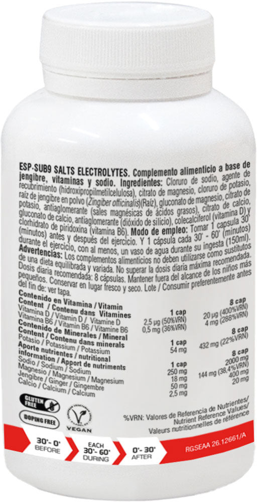 226ers sub9 sels électrolytes 100 gélules