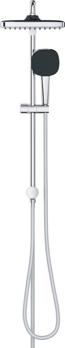 Système de douche Grohe vitalio confort 250 flex avec inverseur pour montage mural - sans mitigeur thermostatique - économie d'eau - chrome