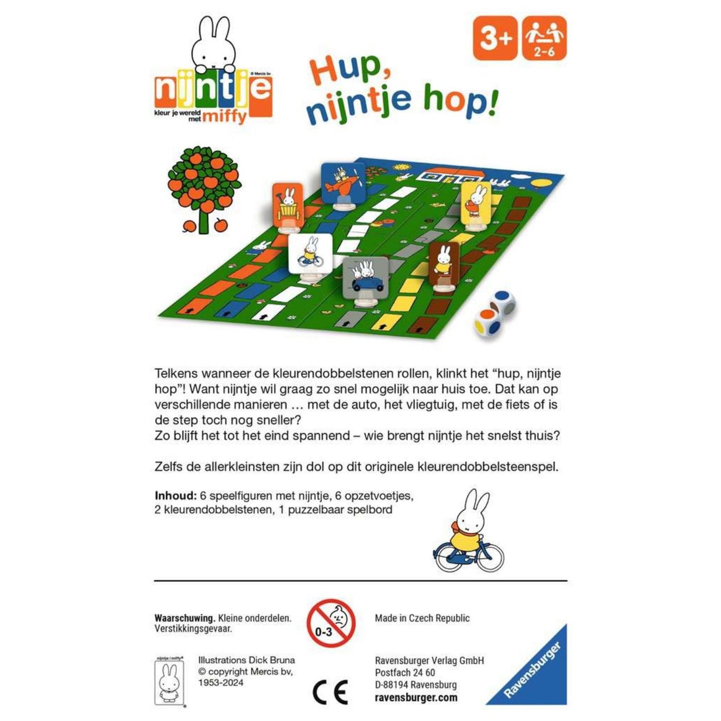 Ravensburger Hup Miffy Hop Coloriage Dobbelpelpel