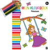 Le livre de coloriage ballon ballon princesses avec 6 crayons de couleur