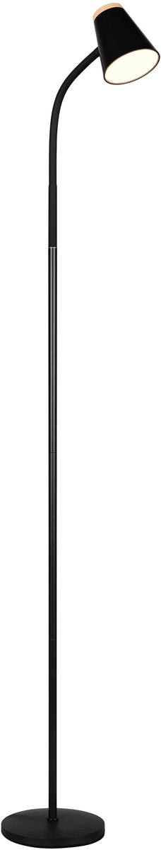 RL live your light reality pongo - lampadaire - noir - incl. 1x SMD 4,5 W - flexible - circuit imprimé LED haute tension - non dimmable
