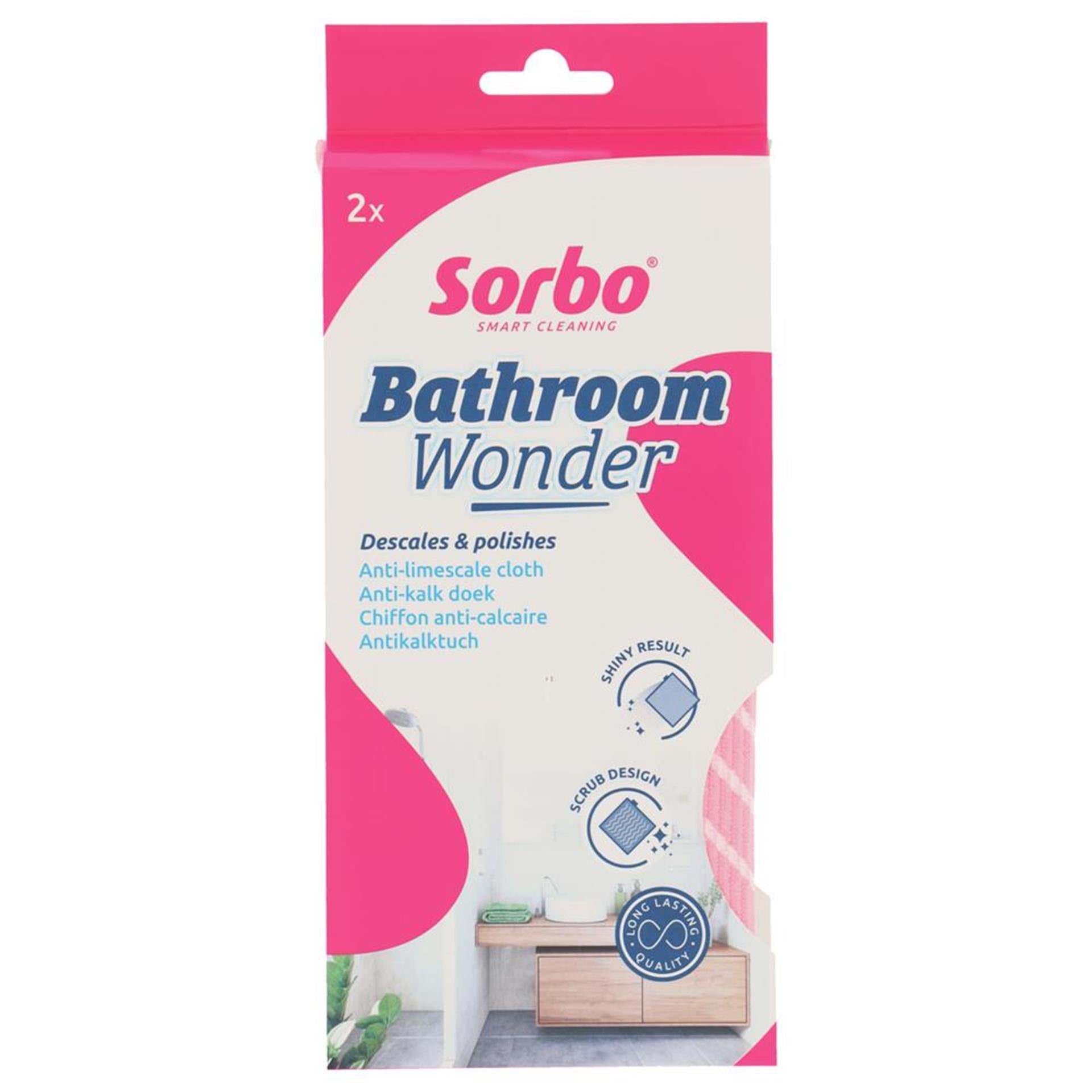 Sorbo merveille de salle de bain 33x34cm lot de 2 pcs