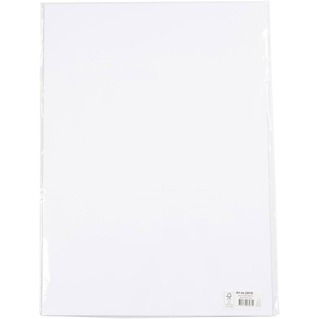 Carton d'entreprise Creativ, feuille 50x70 cm, 270 gr, blanc, 10 feuilles 1 boîte