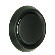 Renson 1068945 - vanne d'extraction intégrée PVC 736 (diamètre 125) str 9005 (noir) | 2 pièces - afbeelding 1
