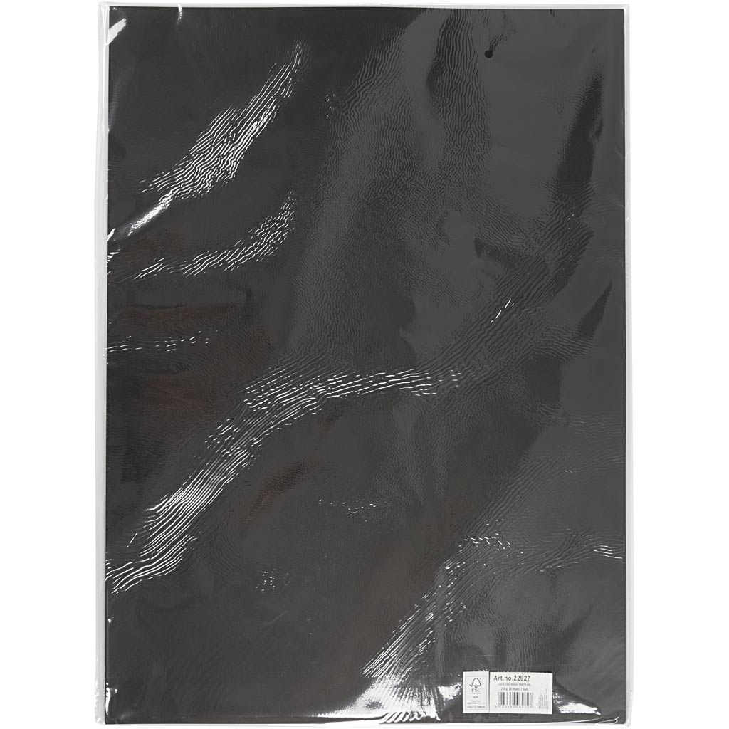 Carton d'entreprise Creativ, feuille 50x70 cm, 270 gr, noir, 10 feuilles 1 boîte