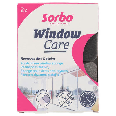 Sorbo window care éponge pour fenêtre lot de 2 pièces