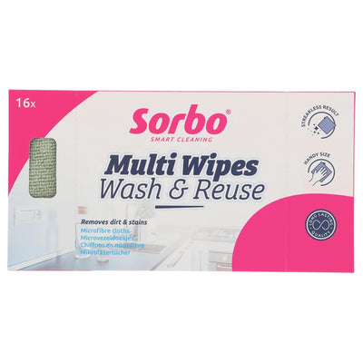 Chiffons en microfibre Sorbo 22x22cm 16 pcs