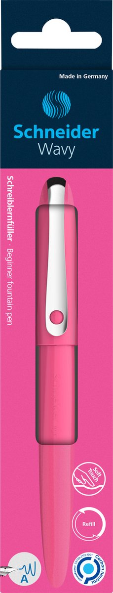 Schneider instruments d'écriture stylo plume schneider - ondulé - rose - s-162119
