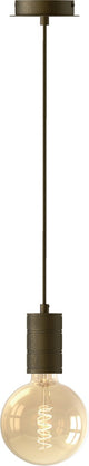 Suspension rétro Calex - suspension industrielle - raccord E27 - bronze - excl. source de lumière