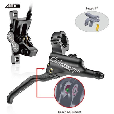 TEKTRO HD-M745 Disc hydraulique Frein de disque RH 1800 mm noir