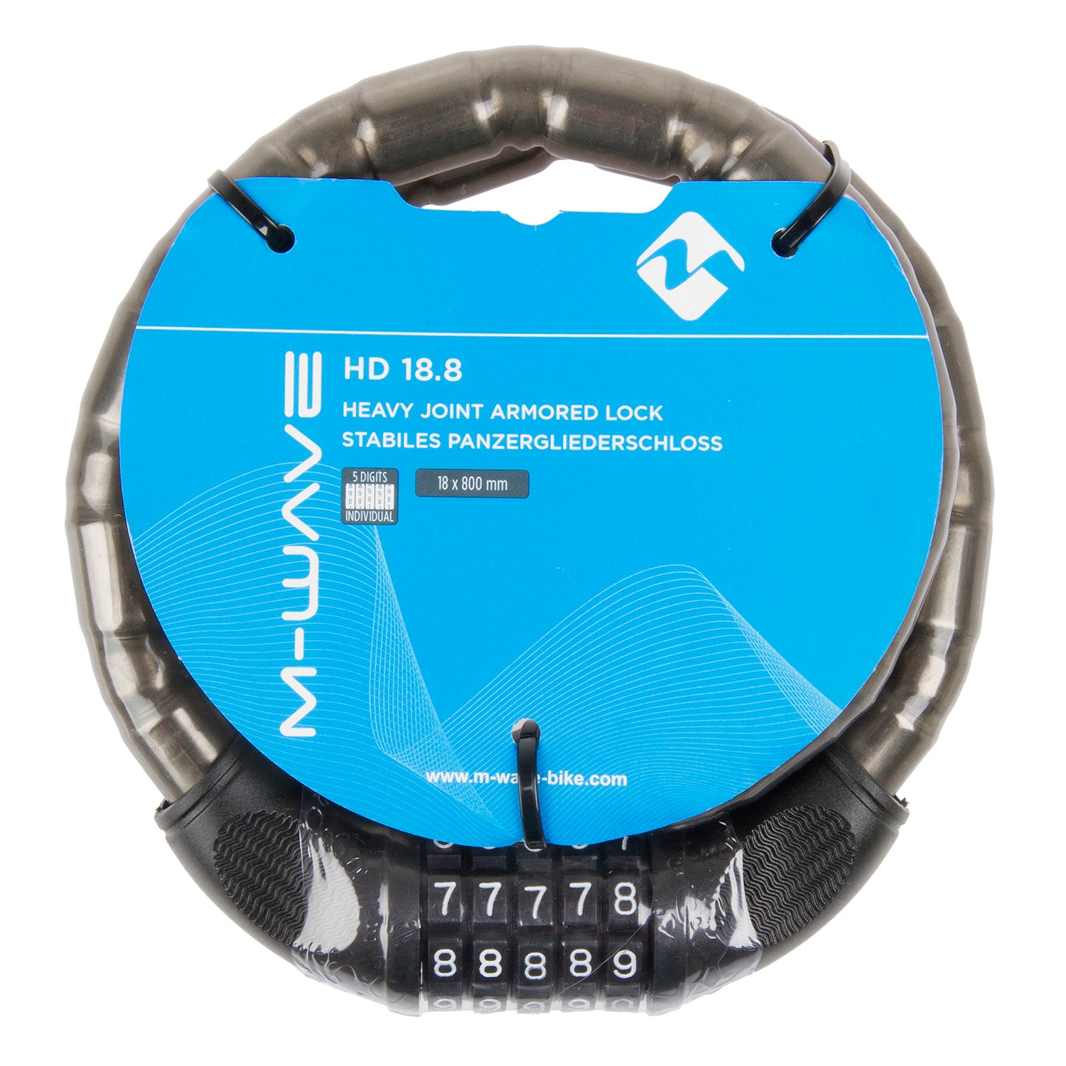 Serrure blindée articulée M-wave hd 18.8