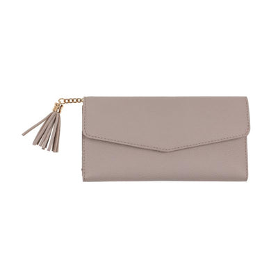 Portefeuille en cuir synthétique élégant 19x9,5cm sorti de nulle part