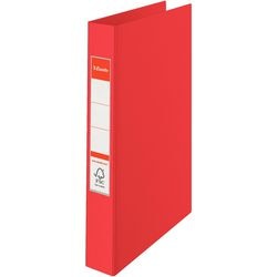 Classeurs à anneaux Esselte PP A4 largeur dos 35 mm rouge mécanisme porte-étiquette 23 anneaux
