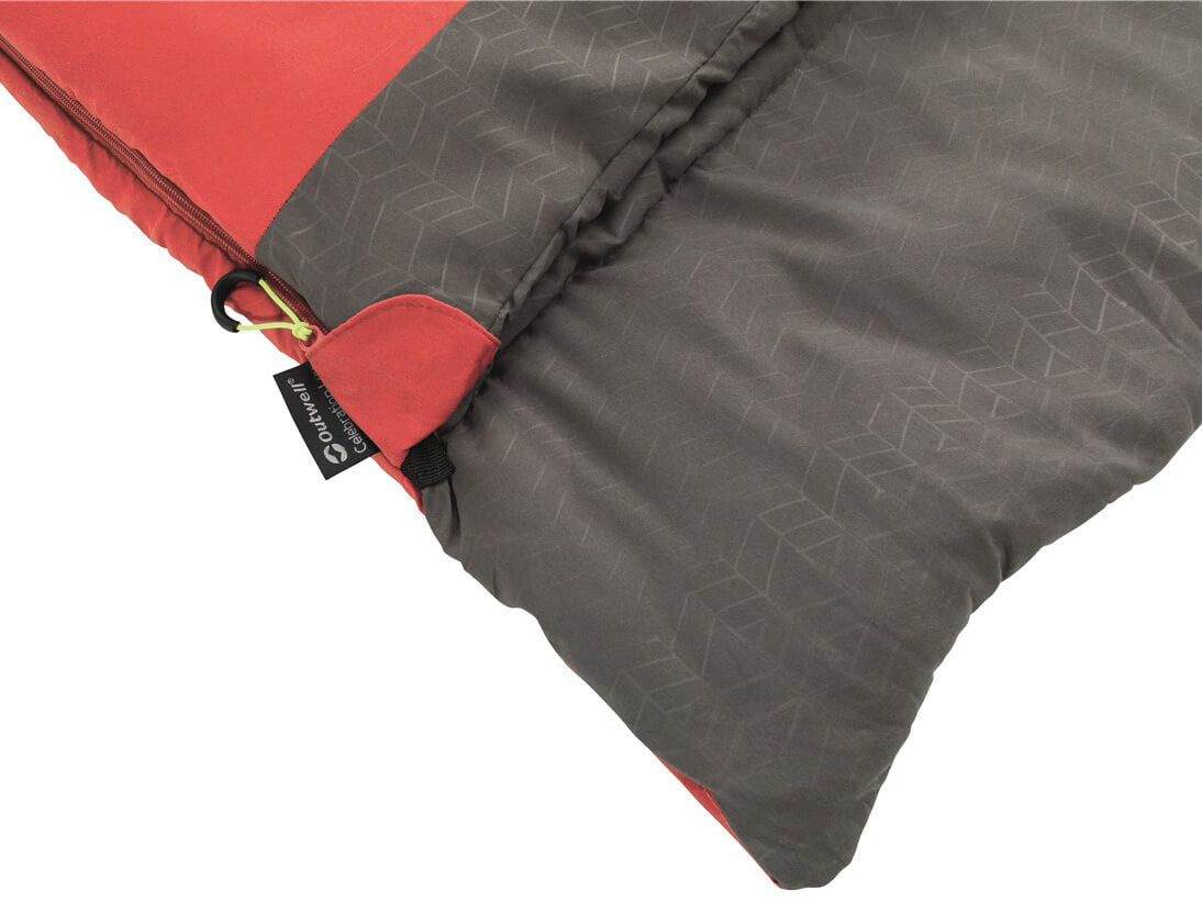 Sac de couchage rouge de célébration rouge Lux