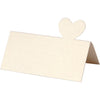 Cartes de visite d'entreprise Creativ, format 8x8,5 cm, 120 gr, blanc cassé, 20 pièces 1 boîte