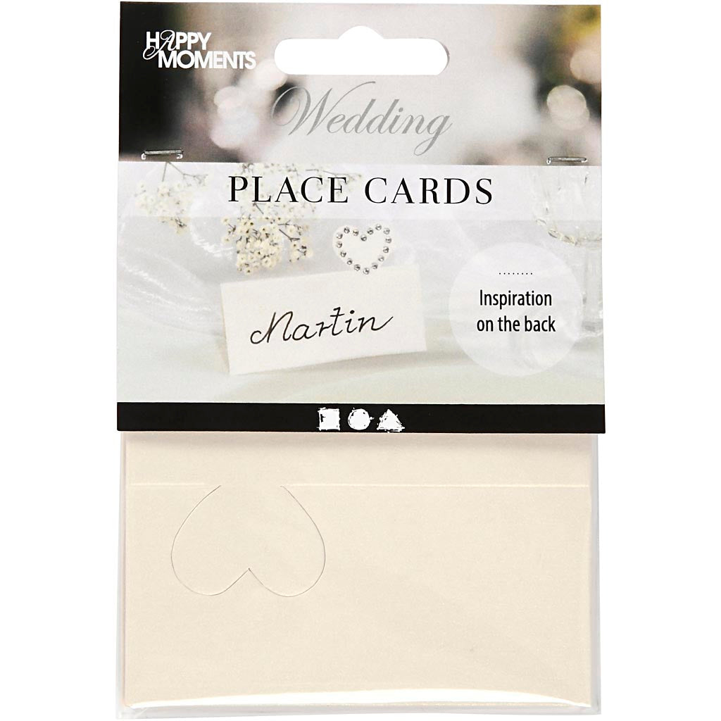 Cartes de visite d'entreprise Creativ, format 8x8,5 cm, 120 gr, blanc cassé, 20 pièces 1 boîte
