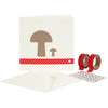 Cartes et enveloppes d'entreprise Creativ, format carte 15,2x15,2 cm, format enveloppe 16x16 cm, 230 gr, différentes couleurs, boîte 12x10 1 boîte