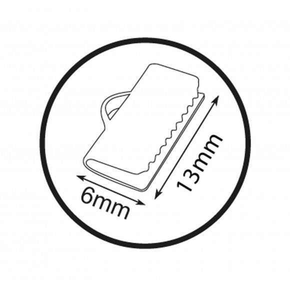 Vaessen creative • pince à ruban 6x13mm 72pcs