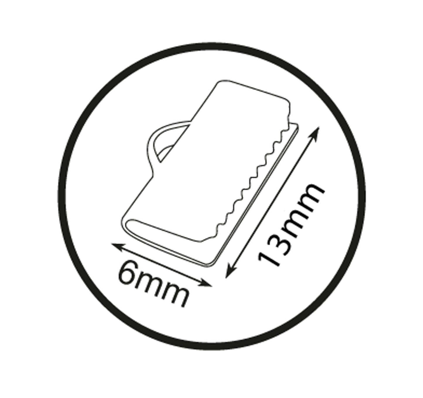 Vaessen creative • pince à ruban 6x13mm 72pcs