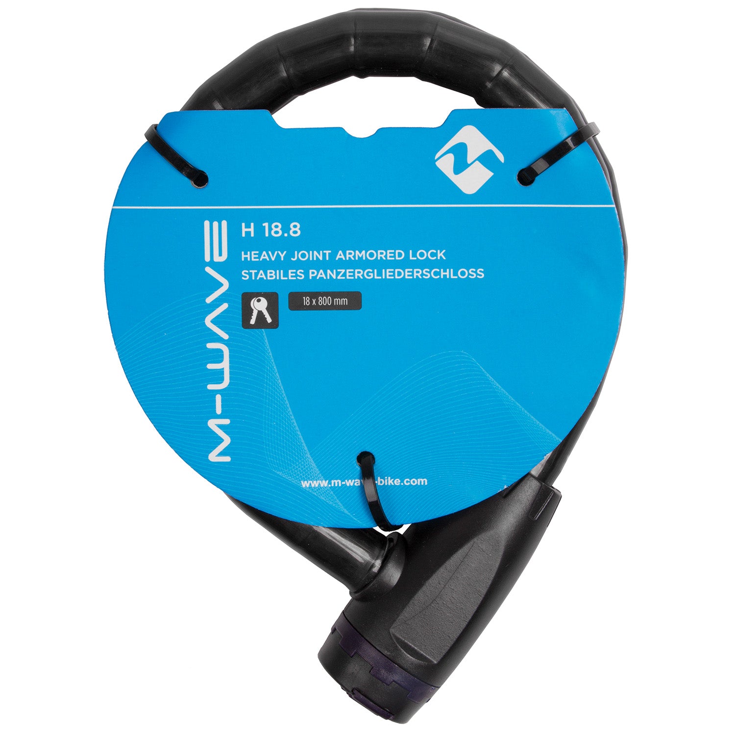 Serrure blindée articulée M-wave h 18.8