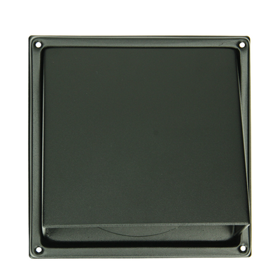Renson 1066437 - grille de hotte aspirante en acier inoxydable noir type 641 ø125mm, en saillie | 2 pièces