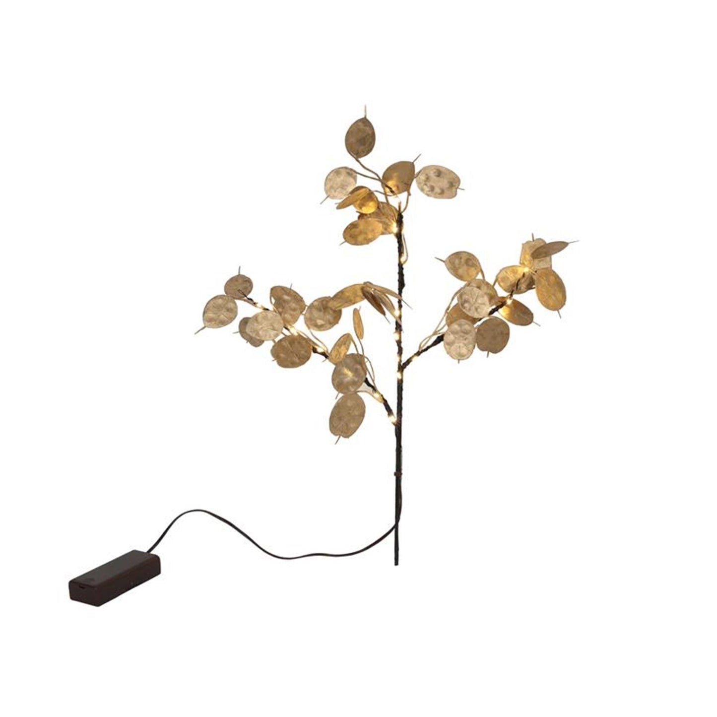 Svenska Living branche artificielle 'feuille de monnaie' 20led 40cm