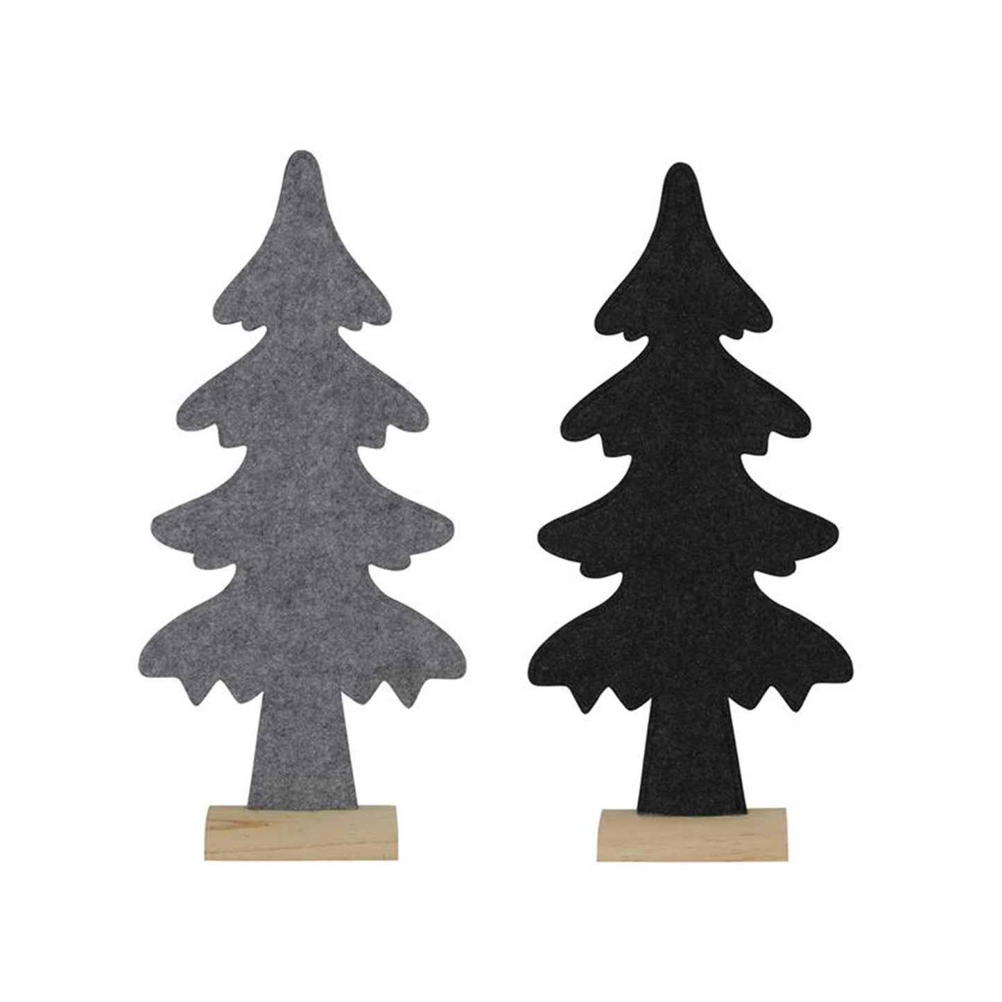 Sapin de Noël vivant Svenska feutre 54cm noir ou gris