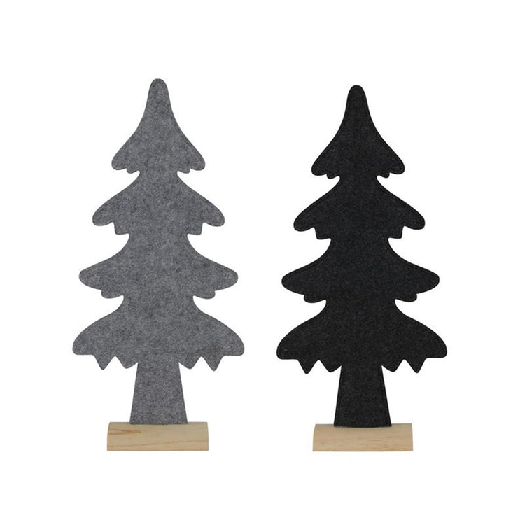 Sapin de Noël vivant Svenska feutre 54cm noir ou gris