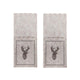 Svenska Living sac à couverts feutre de renne lot de 2 23x10cm