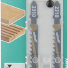 Wolfcraft - lame de scie sauteuse 100 mm - hcs, tige en T - 2 pièces - lames de scie sauteuse - 2310000