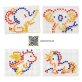 Quercetti Inseek Mosaic, 100 broches - afbeelding 3