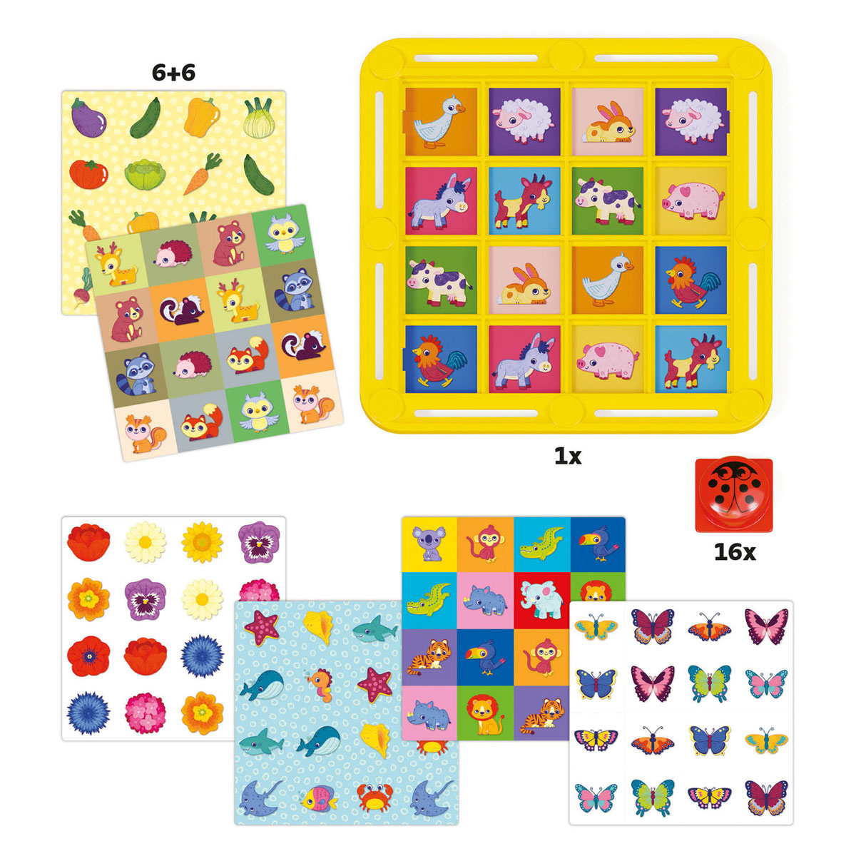 Quercetti fantamemo game ladybug