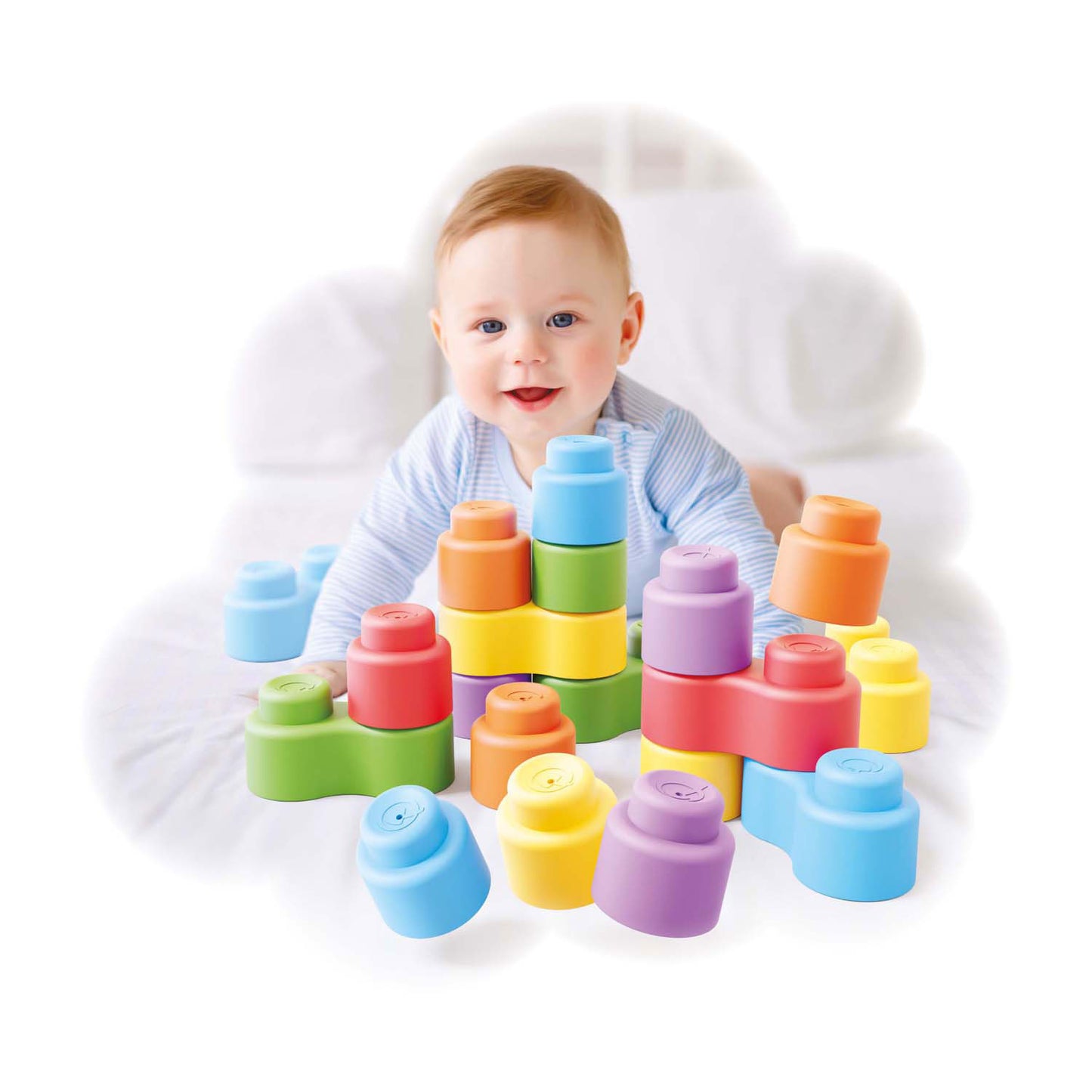 Quercetti Momy Soft Building Blocs, 32dlg.