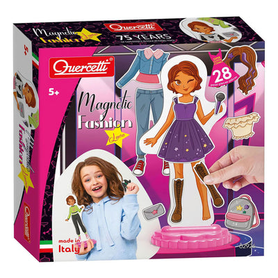 Quercetti poupée à habiller magnétique Laura - 28 pcs.