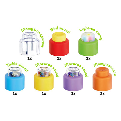 Quercetti momy doux sensoriel - 8 pcs.