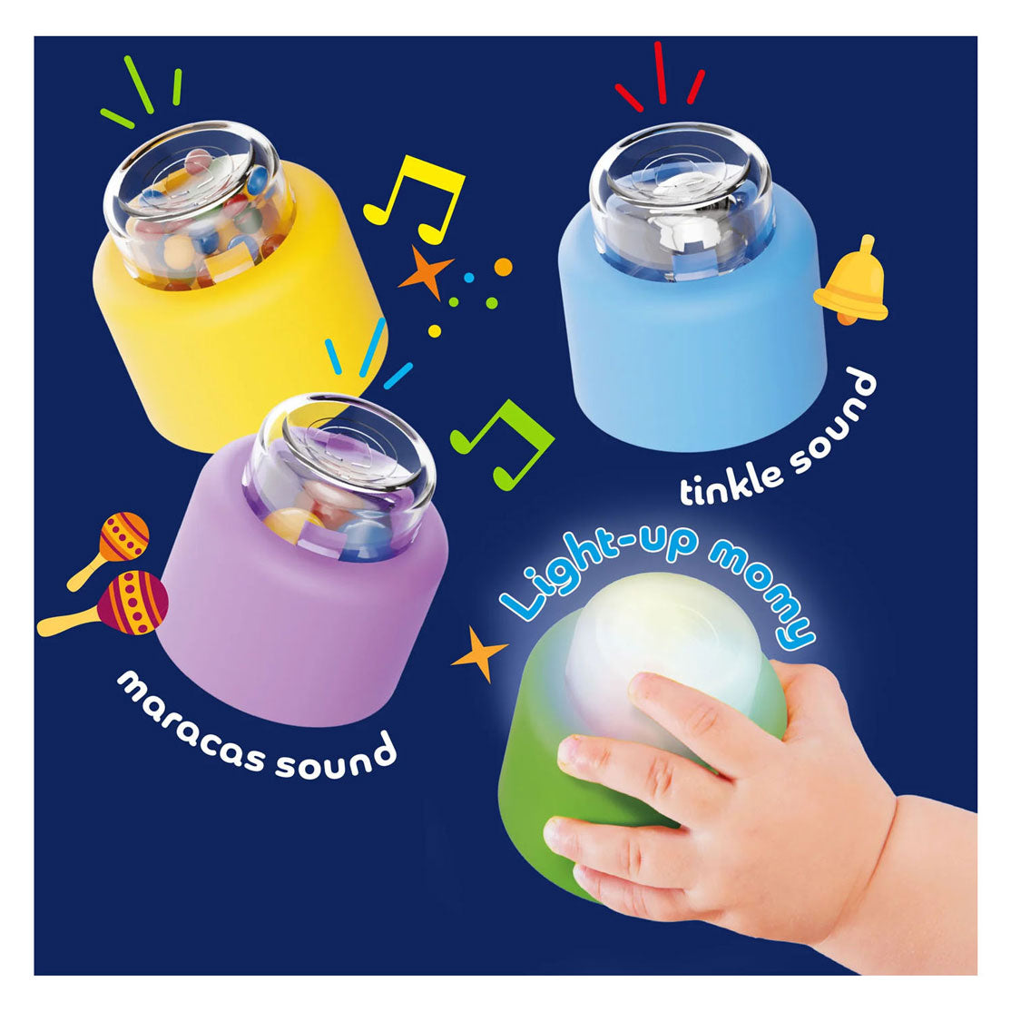Quercetti momy doux sensoriel - 8 pcs.