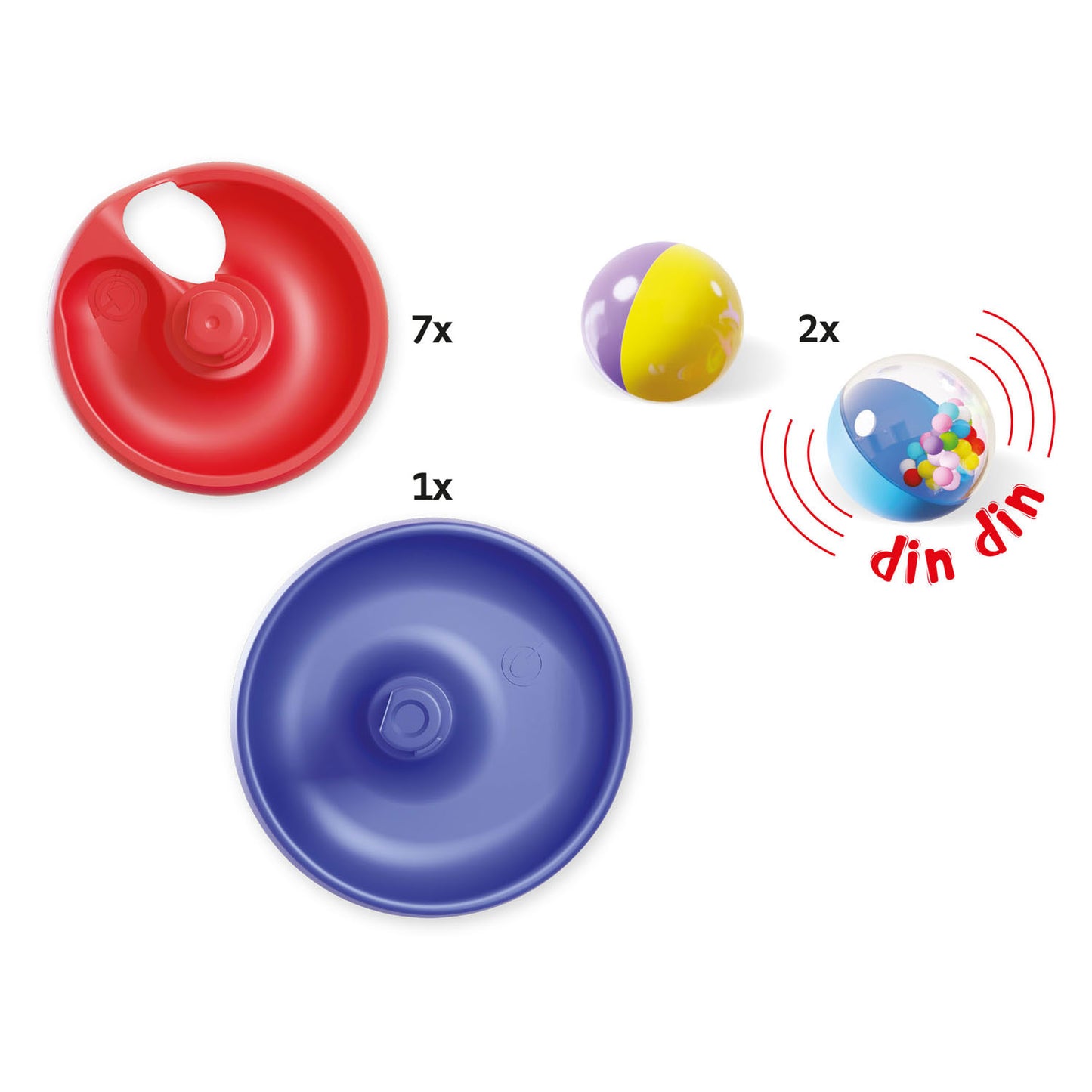 Tour à billes en spirale Quercetti - 10 pcs.
