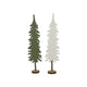 Svenska image vivante sapin de Noël en feutre sur tronc vert h47cm