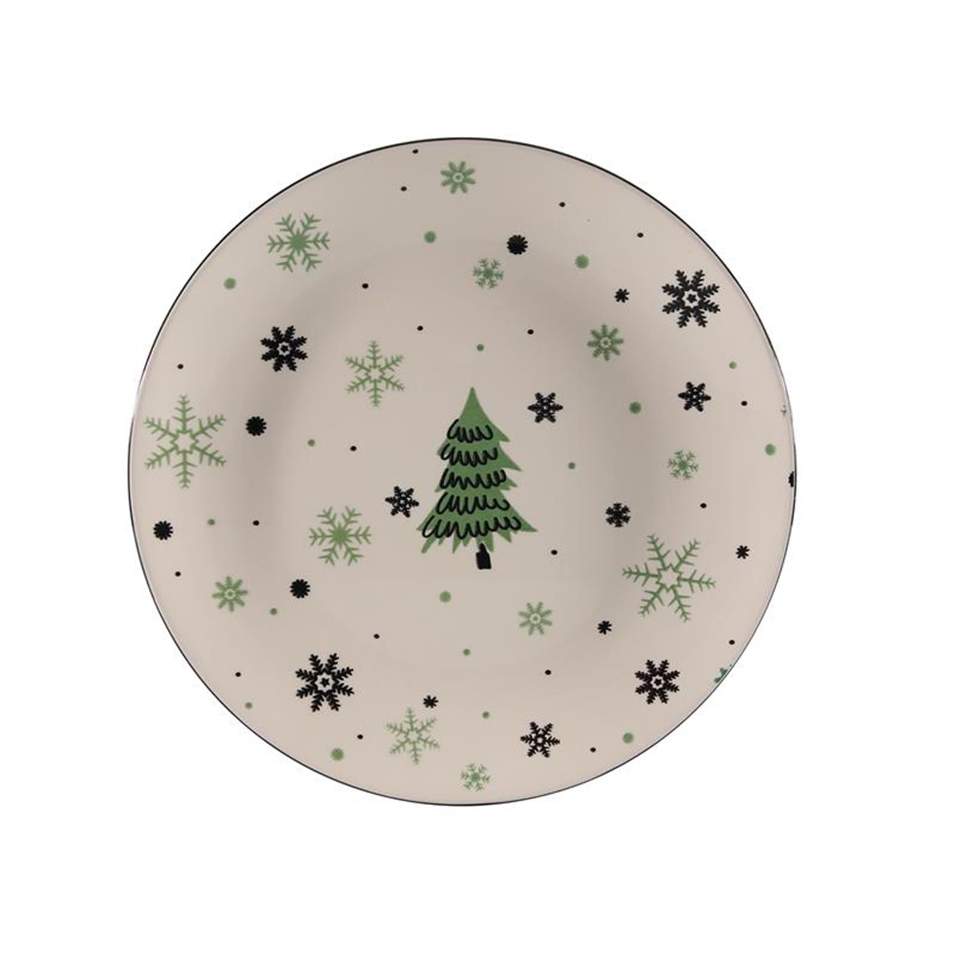 Svenska assiette vivante déco sapin de Noël ø26,5cm