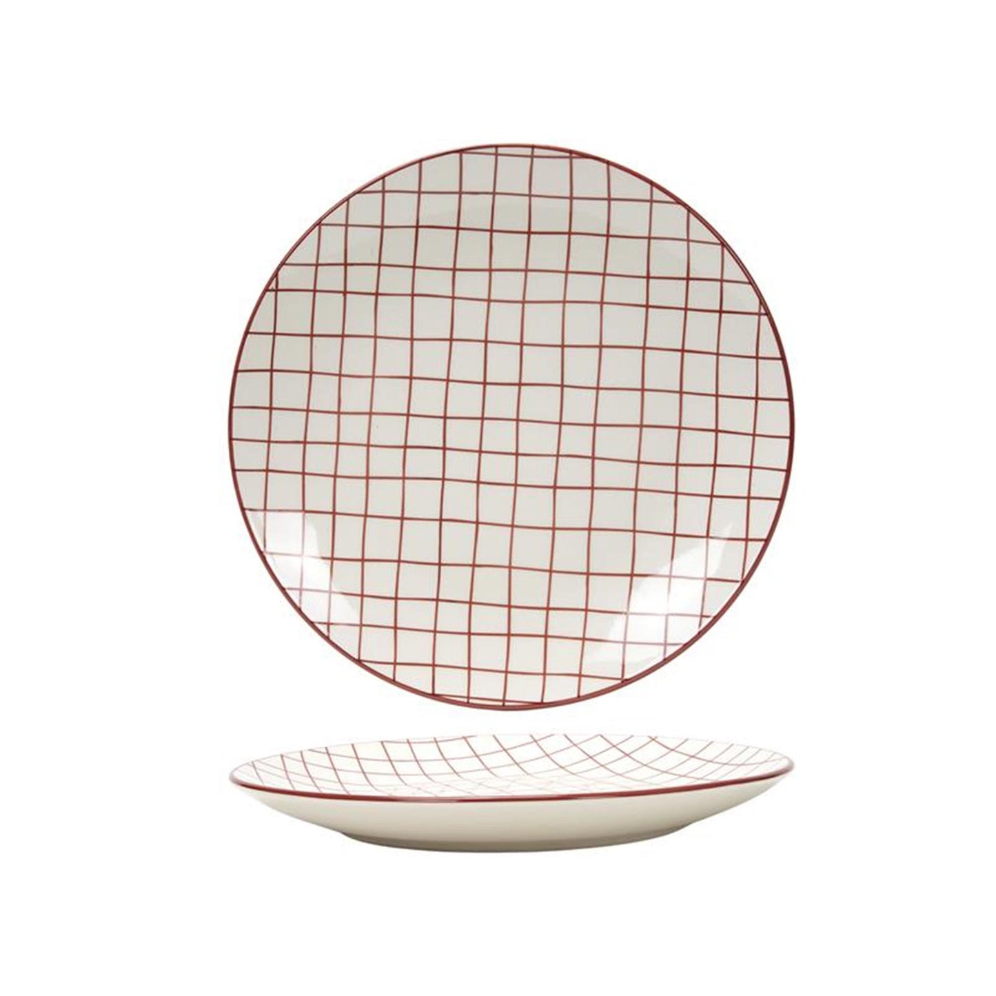 Svenska assiette vivante 'berry' rouge ø26,5cm