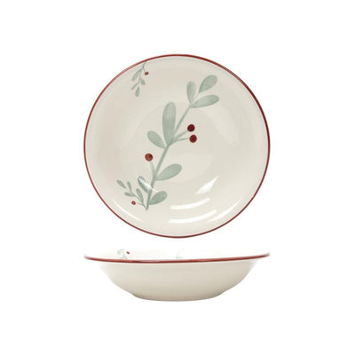 Svenska assiette vivante profonde 'berry' rouge ø20,5cm