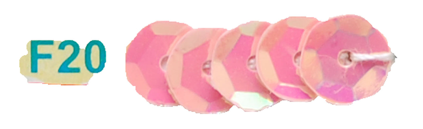 Vaessen creative • paillettes plates pastel 6mm 450g rose