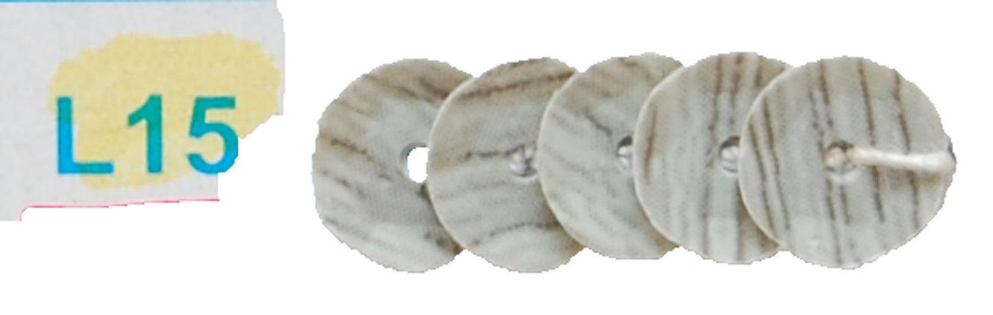 Vaessen creative • paillettes bois plat 6mm 450g gris