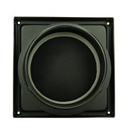 Renson 1066438 - grille de hotte aspirante en acier inoxydable noir type 641 ø150mm, en saillie | 2 pièces - afbeelding 8