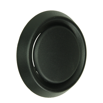Renson 1068944 - vanne d'extraction intégrée PVC 736 (dia 100) str 9005 (noir) | 2 pièces