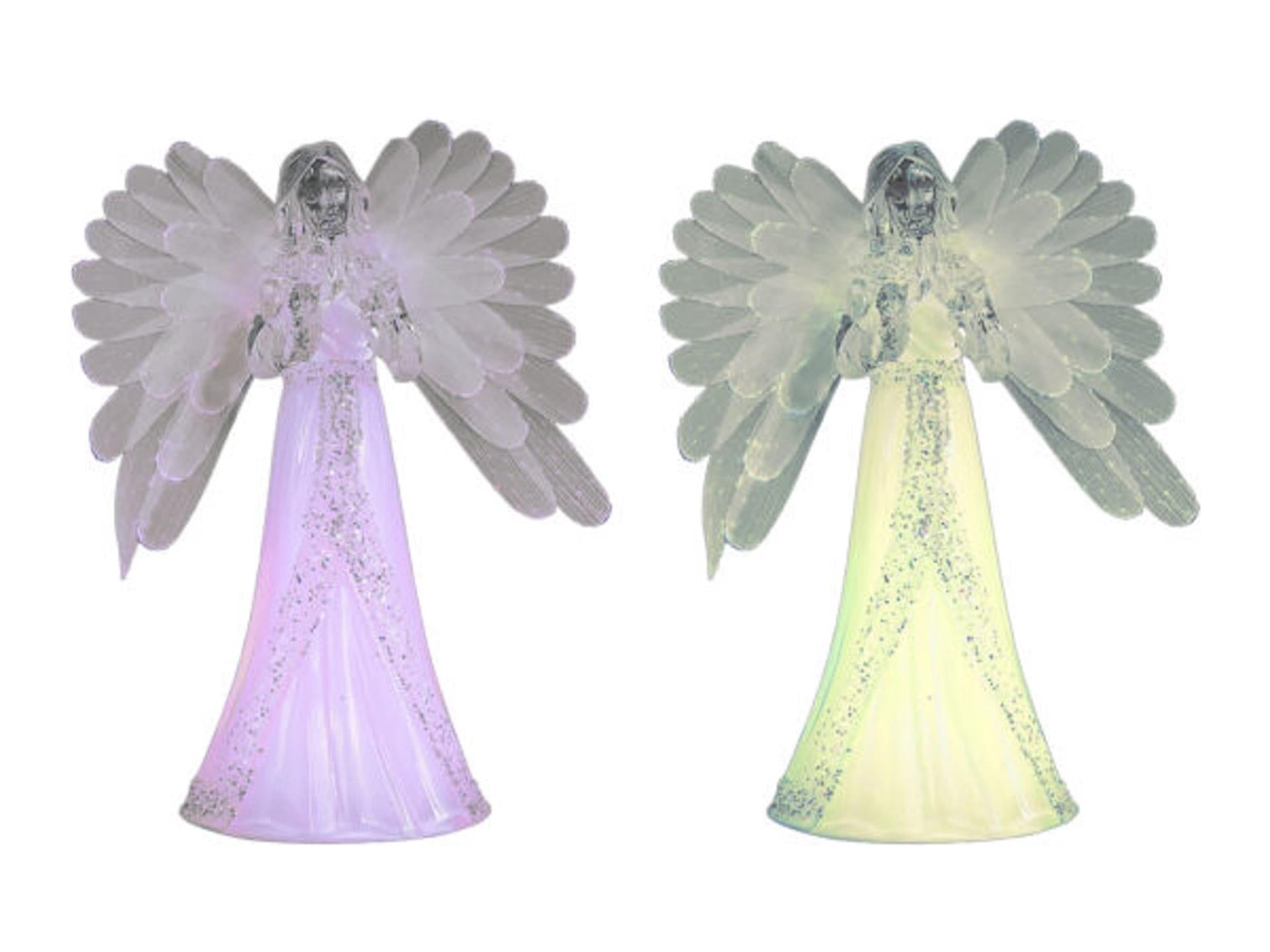 Svenska Living Angel 22cm fibre LED à couleur changeante